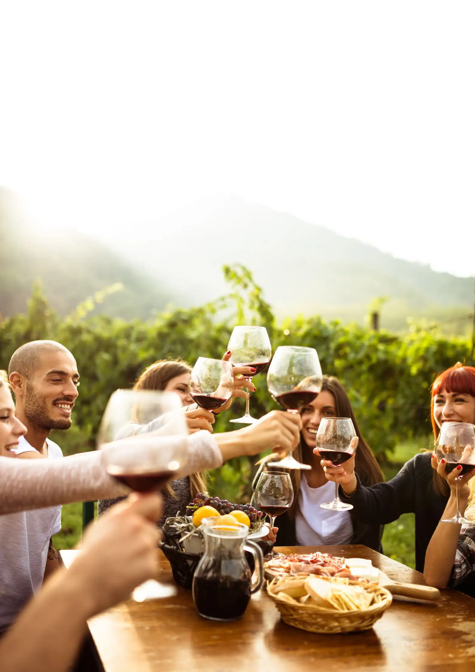 people drinking wine